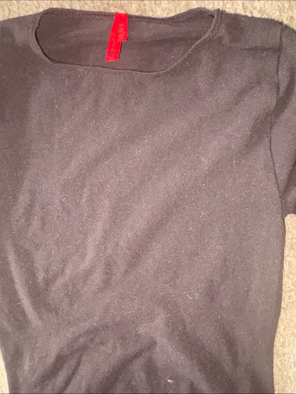 SPANX Black Long Sleeve Tee